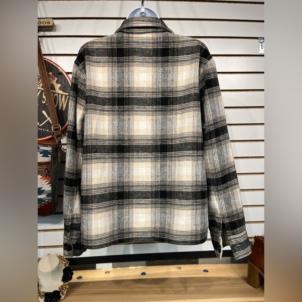BBDakota plaid jacket size lg - Picture 5 of 8